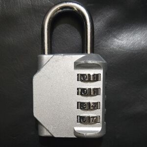 Silver Combination Padlock for Secure Locking